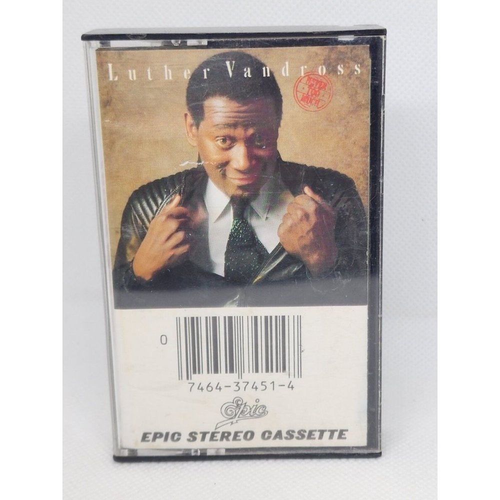 Tape Epic Stereo Luther Vandross Never Too Much 1981 Cassette